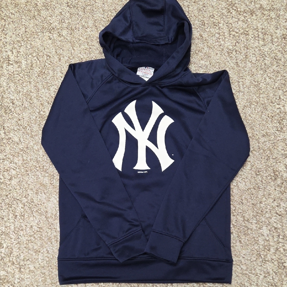 Classic Navy Hoodie with Iconic Logo